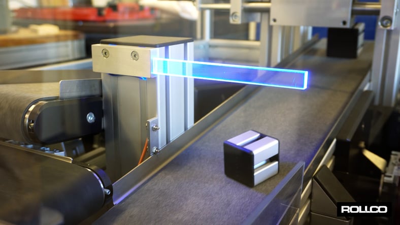 Lagerautomation med visionkamera och linjärenheter
