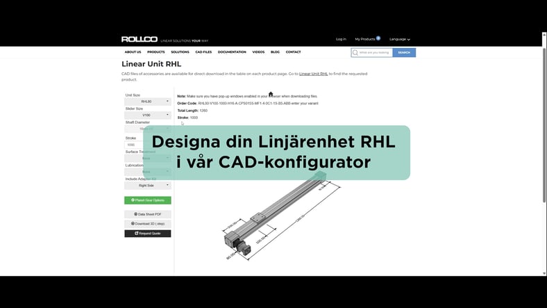 Designa din egen Linjärenhet RHL